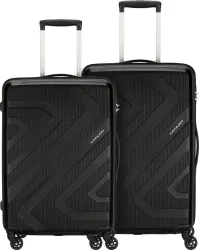 Kamiliant by American Tourister Hard Body Set of 2 Luggage 4 Wheels - Combination Lock-Kiza (Medium 68 Cm | Large 79 Cm)
