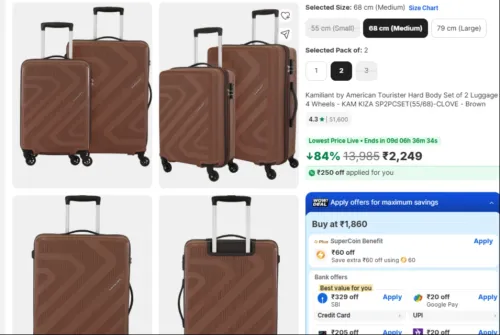 Image of Kamiliant by American Tourister Hard Body Set of 2