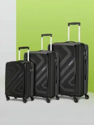 Kamiliant by American Tourister Hard Body Set of 3 Luggage 4 Wheels
