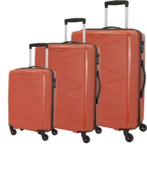 Kamiliant by American Tourister Hard Body Set of 3 Luggage 4 Wheels - (Small 55 Cm | Medium 68 Cm | Large 79 Cm) Combina