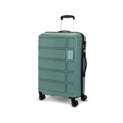 Kamiliant by American Tourister Medium Harrier Edge 8W 68 Cms Check-in (PP) Hard Sided 8 Wheels Spinner Luggage/Suitcase/Trolley Bag (Slate Grey) (Double Wheel)