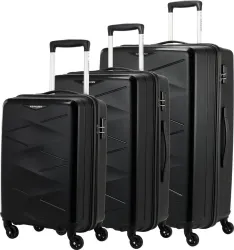Kamiliant by American Tourister Hard Body Set of 3 Luggage 4 Wheels 