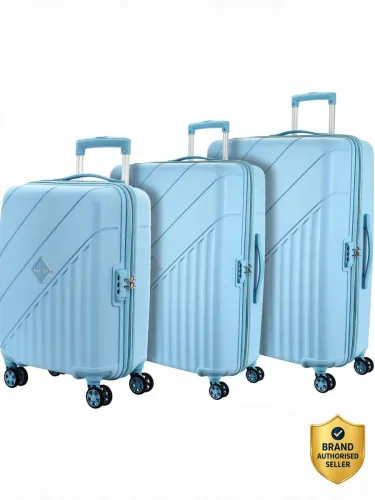 Image of Kamiliant by American Tourister Hard Body Set of 3 Luggage 8 Wheels - Combination Lock-Endure(Small 55Cm|Medium 68Cm|Lar