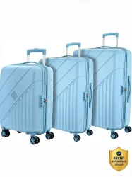 Kamiliant by American Tourister Hard Body Set of 3 Luggage 8 Wheels - Combination Lock-Endure(Small 55Cm|Medium 68Cm|Lar