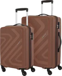 Kamiliant Kiza 2-Piece Luggage Set Brown