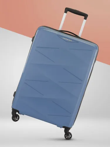 Image of Kamiliant Triprism Cabin Suitcase (Blue / Black)
