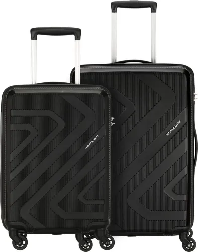 Image of Kamiliant by American Tourister Black 2-Piece Hard Luggage Set
