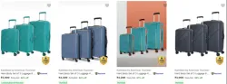 Kamiliant By American Tourister Suitcases (Po3) upto 88% Discount