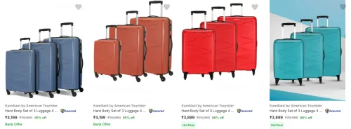 Image of Kamiliant By American Tourister Suitcases (SO3) upto 86% Discount