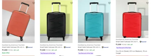 Image of Kamiliant By American Tourister Suitcases upto 85% Discount