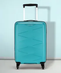 Kamiliant by American Tourister Small Cabin Suitcase (55 cm) 4 Wheels - Combination Lock-Triprism - Blue