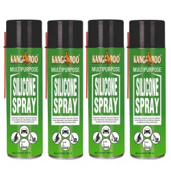 Kangaroo Silicone Lubricant Spray 500ml Pack of 4