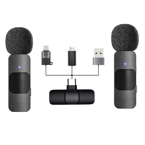 Image of Kanget 2-in-1 Wireless Lavalier Microphone