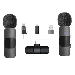 Kanget 2-in-1 Wireless Lavalier Microphone
