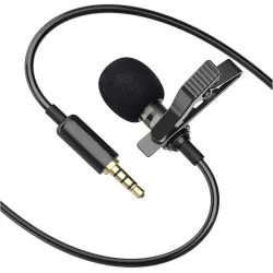 Kanget 3.5mm Clip Collar Lapel Microphone