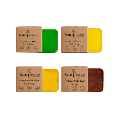 Image of Kanticare Ayurvedic Soap Set of – 4-Piece 