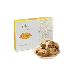 Kanwarji's Confectioners Soan Halwa (400g) | Made with 100% Pure Desi Ghee | Badam Pista Indian Sweet | Traditional Mithai