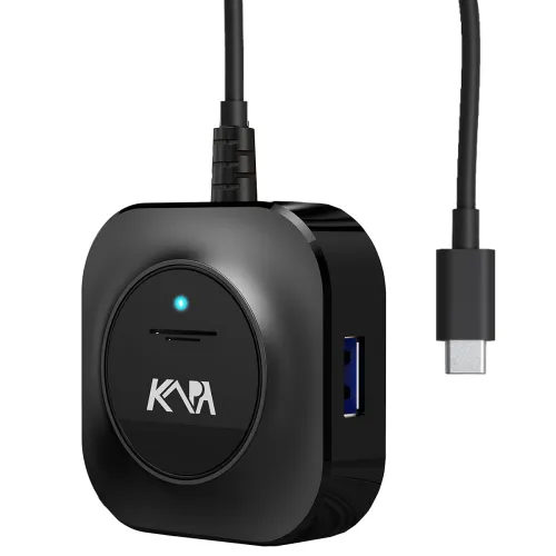 Image of Kapa USB C Type HUB 5 in 1 Adapter, Multi Dongle Type-C to USB 3.0, SD/TF Reader for MacBook Pro/Air, Dell, Samsung Dex 