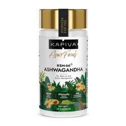 Kapiva KSM-66 Ashwagandha Stress Relief Capsules
