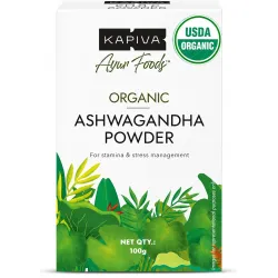 Kapiva Organic Ashwagandha Powder 100g(Pack of 2)