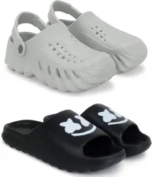 KAPYANSH Men Combo Pack Slipper