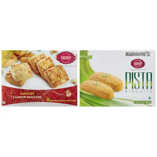 Image of Karachi Bakery Cashew & Pista Biscuits Combo