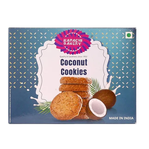 Image of Karachi Bakery Coconut Flavour Cookies 400g | Delicious Snack | Tea Time Snack