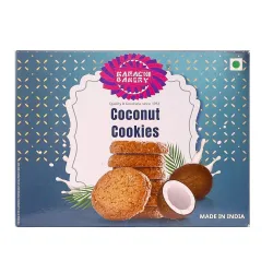 Karachi Bakery Coconut Flavour Cookies 400g | Delicious Snack | Tea Time Snack | Vegetarian
