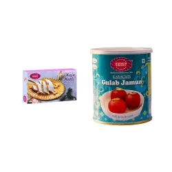 Karachi Bakery Kaju Katli 200gm & Gulab Jamun 1kg