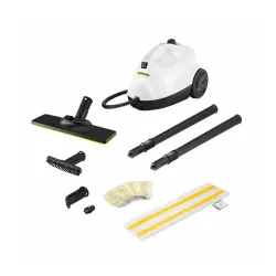 KARCHER SC 2 EasyFix Steam Cleaner, 1500W, 3.2 Bar Pressure, 1200L Steam/L Water, Chemical Free Cleaning, Removes 99.99%