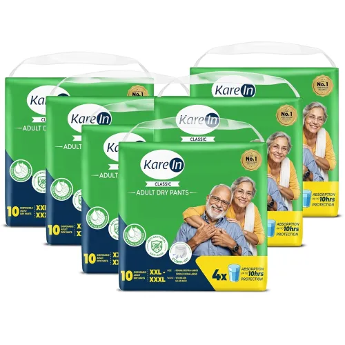 Image of KareIn Classic Adult Diaper Pants XXL-XXXL (40\'- 65\'), 60 Count,