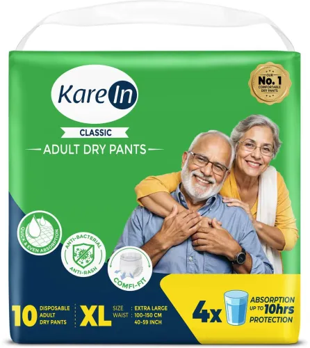 Image of Kare In Classic Pant Style Adult Diapers - XL (10 Pieces)
