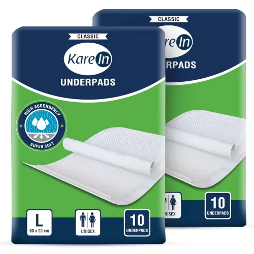 Image of KareIn Underpads Large 60x90cm Leak Proof Pack of 2
