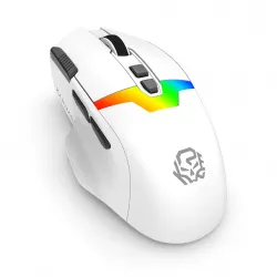 KARNAGE by EVM Inferno Wired RGB Gaming Mouse | 12800 DPI | Instant 825 Sensor | 8 Programmable Buttons | 1000Hz Polling Rate | 14 RGB Modes | 75g Ergonomic Design | Braided Cable | PC/Mac | White