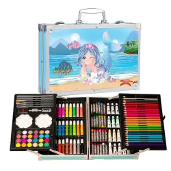 KARP 145pcs Mermaid Art & Craft Drawing Set for Kids