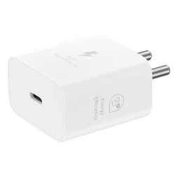 KARWAN 25W Super Fast Charger [2Yrs Warranty] SFC 2.0 Adapter Compatible with Samsung Galaxy S/A/M/F/Z Series,S26/S25/S24/S23/S22/S21/Fe/Plus/Edge/Ultra/Flip/Fold & More,25W BIS Certified Wall Charger