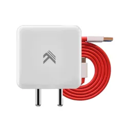 KARWAN 65W Fast Charger Adapter with USB to Type C Cable,Compatible with OnePlus,Realme,Xiaomi,Redmi,Oppo,Vivo,MI & Other Smartphone,BIS Certified Charger Supports Dash/Warp/SuperVooc/Dart/F...
