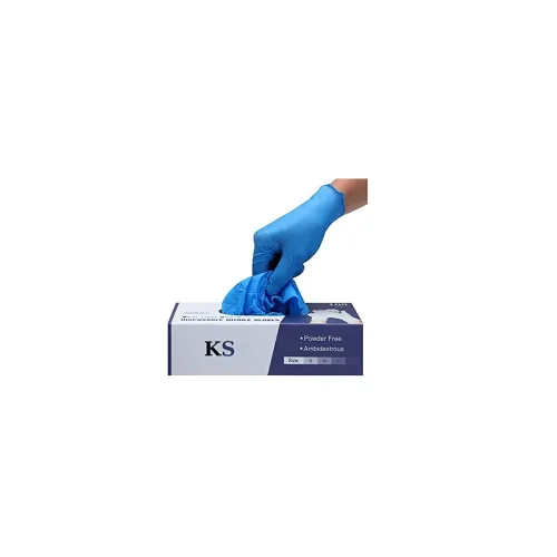 Image of Kashi Surgicals Powder Free Nitrile Hand Gloves (Pack of 50)