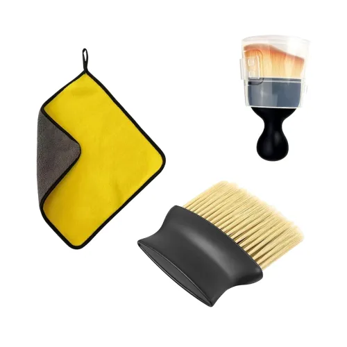 Image of KASHIVAL 3 Pcs Combo Interior Cleaning Brush