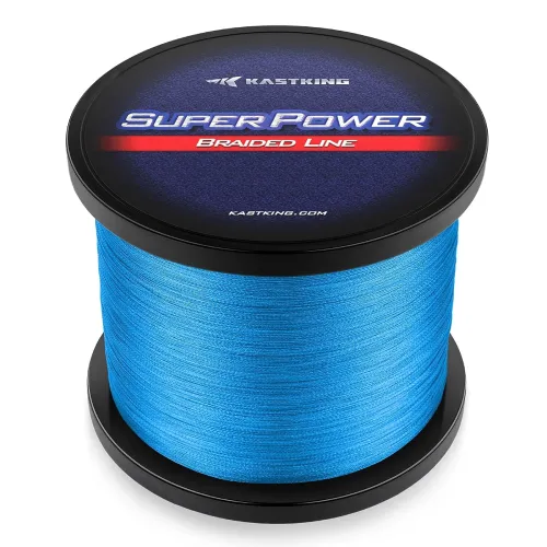 Image of KastKing Superpower Braid Fishing Line, Ocean Blue, 6LB/0.07mm/(300M/327 Yds)