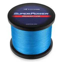 KastKing Superpower Braid Fishing Line, Ocean Blue, 6LB/0.07mm/(300M/327 Yds)