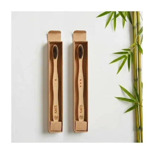 Image of KATS Organic Bamboo Toothbrush (Pack of 2)