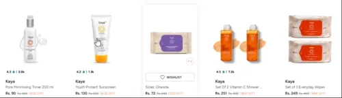 Image of Kaya Beauty Products up to 90% Discount 