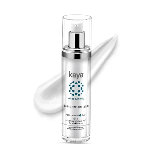 Image of Kaya Bright Day Cream – Instant Radiance & 7-Day Glow | 3% Potassium Azeloyl Diglycinate, Provitamin C & SPF 15 | Dermat