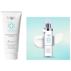 Kaya Clinic Brightening Beads Cleanser, Vitamin E & B3 enriched everyday brightening face wash, 100 ml And Kaya Clinic B