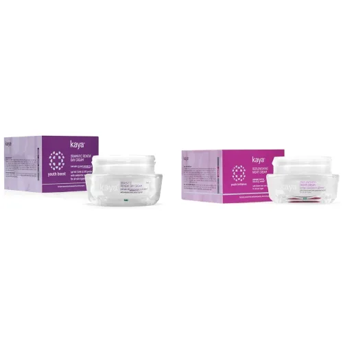 Image of Kaya Clinic Replenishing Night Cream, 50g & Clinic Dramatic Renew Day Cream, 50ml