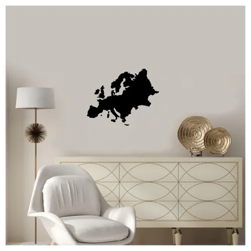 Image of Kayra Decor Europe Map Wall Stencil 