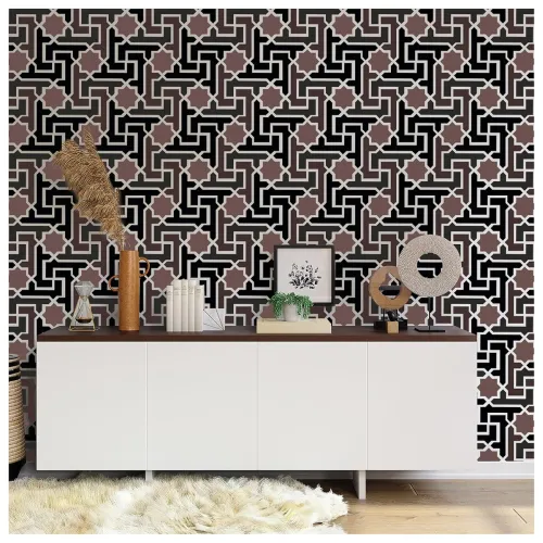Image of Kayra Decor Latest Moroccan Allover Wall Stencil -Pack of 1, Sheet Size 24 x 36 inch/Design Size 20 x 35 inch.