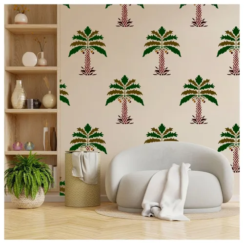 Image of Kayra Decor Wall Stencils for Wall Painting 