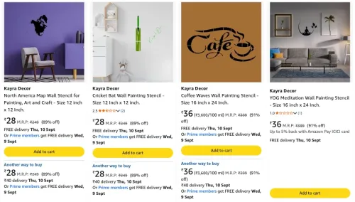 Image of Kayra Decor home decor product Starting ₹28 